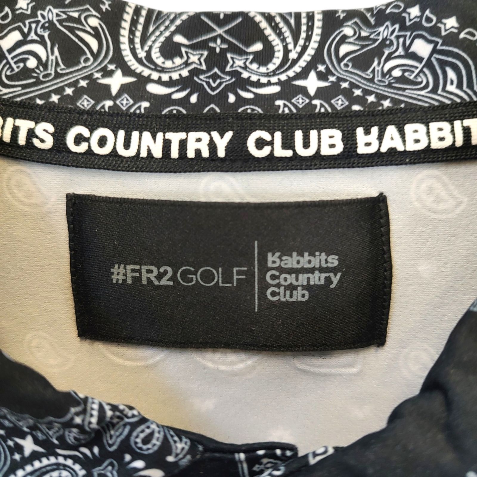 FR2 GOLF エフアールツー ゴルフ S/S POLO ペイズリー柄 半袖