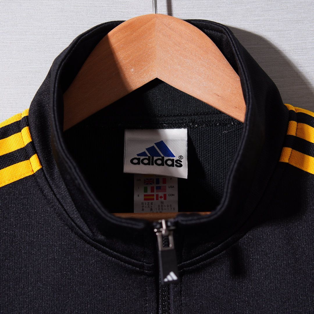 極美品 アディダス adidas トラックジャケット 90s 日本製 万国旗タグ