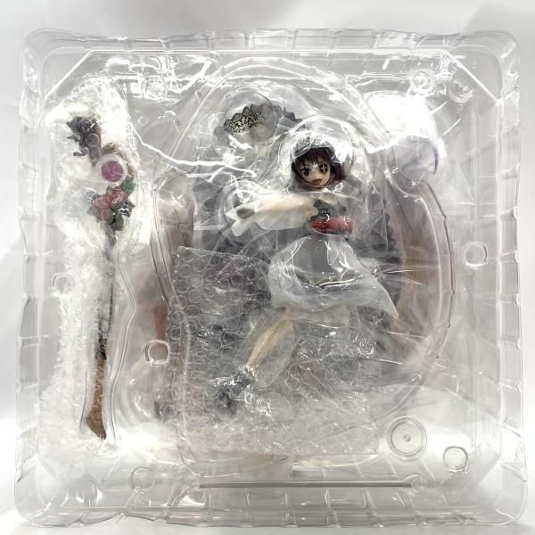 中古】【特典付】フリュー 1/7 めぐみん 漆黒の薔薇ドレスver. この