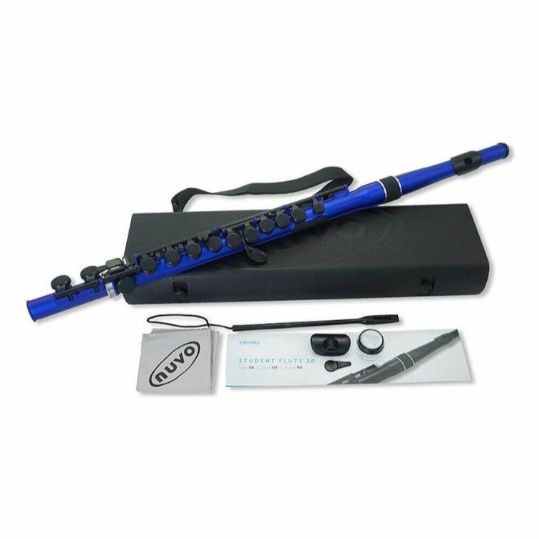 【新品】NUVO Student Flute 2.0 Blue/Black N235SFBB ヌーボ プラスチック製管楽器 フルート C調 スチューデントフルート