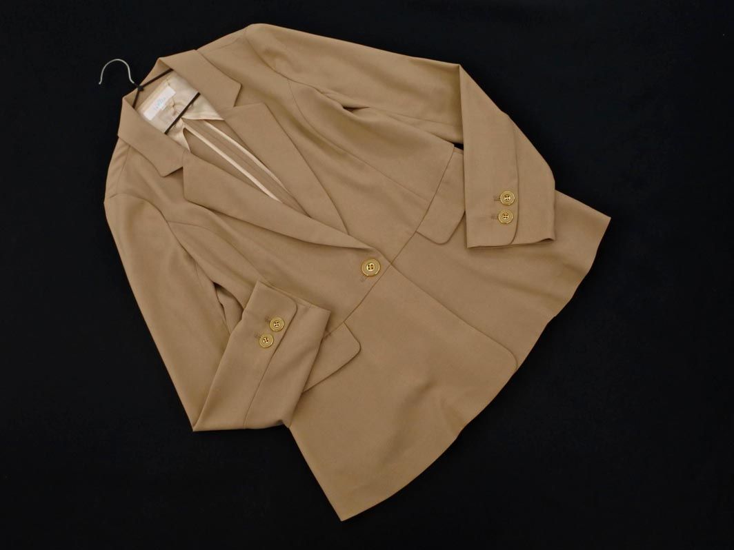 la Bala ラバーラ テーラード ジャケット size38/ベージュ 