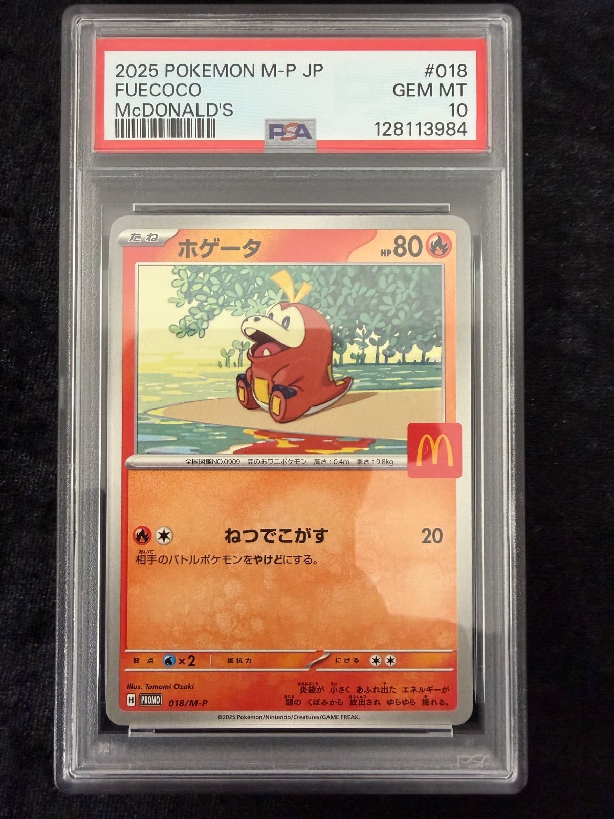 美品】PSA10 ホゲータ P [M-P 018](プロモカードパック「マクドナルド