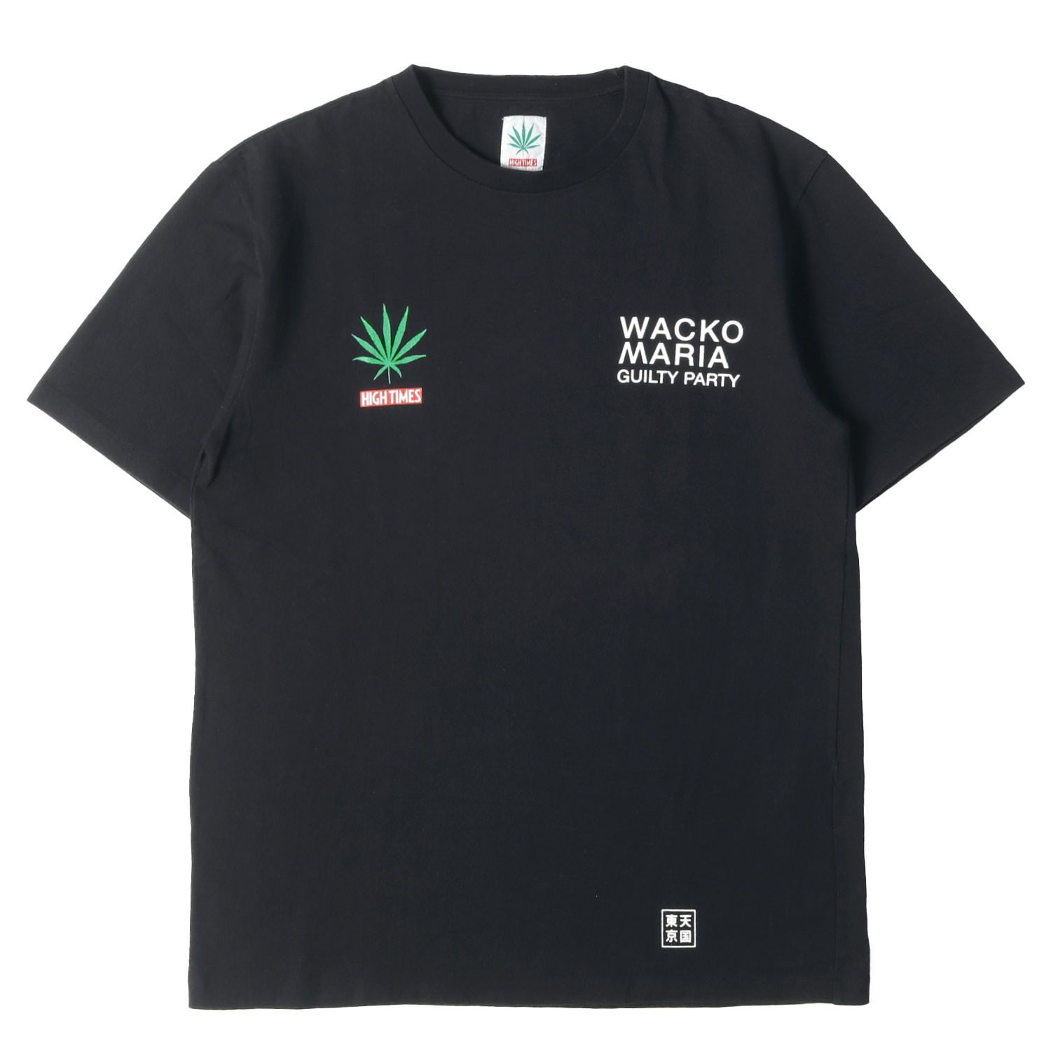 美品】WACKO MARIA ワコマリア Tシャツ ブラック 黒 サイズ:L 