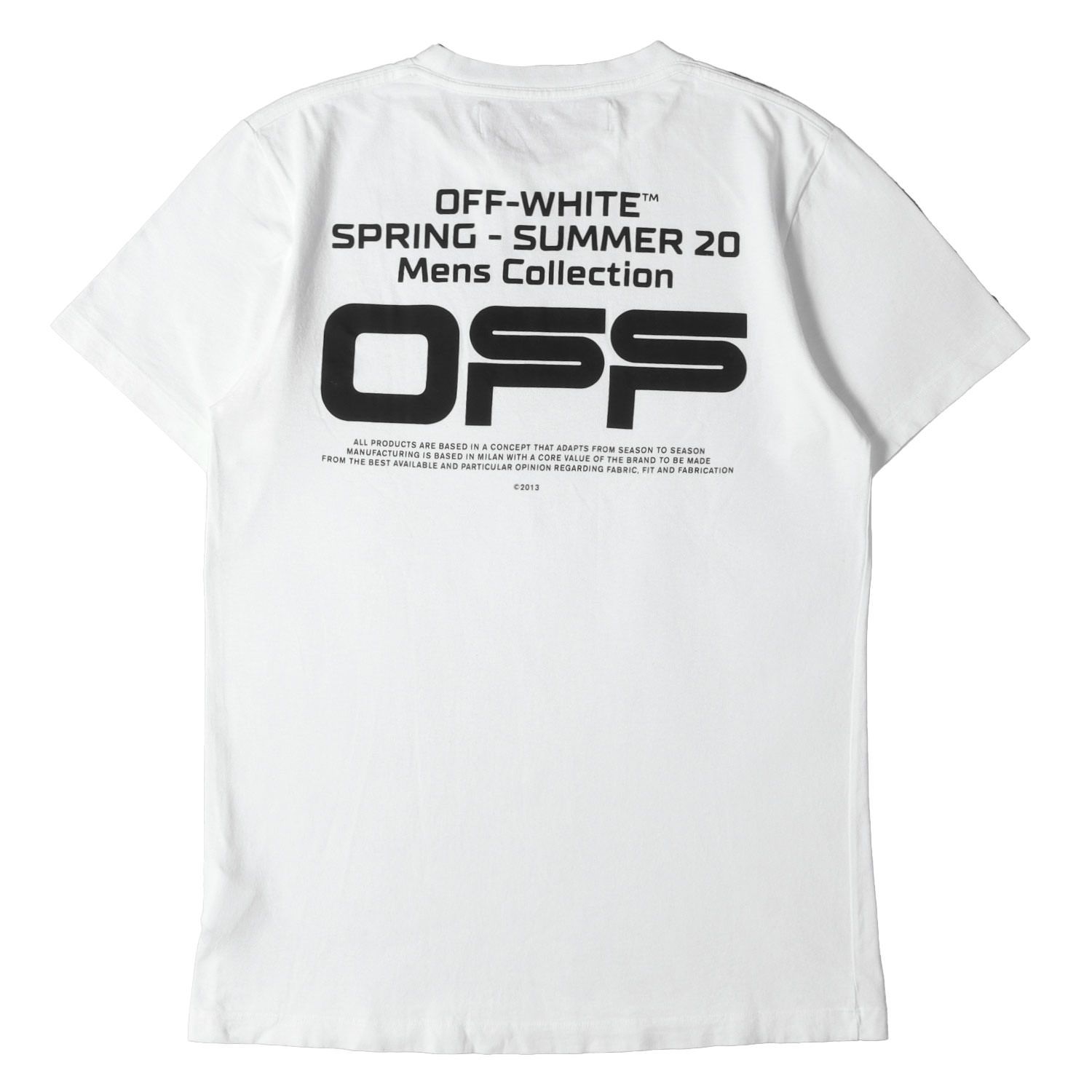 OFF-WHITE オフホワイト Tシャツ ホワイト 白 サイズ:M | 20SS