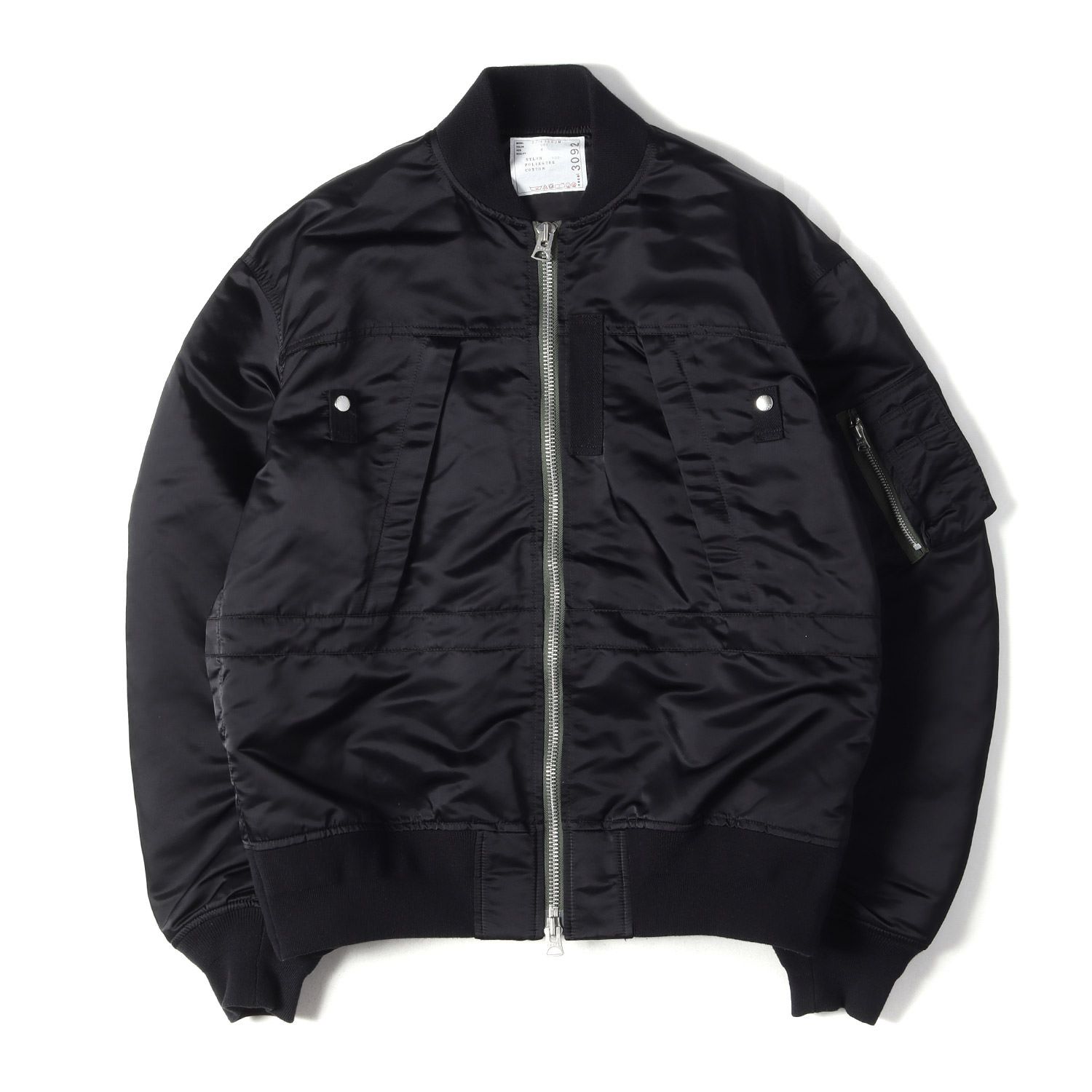 Sacai サカイ ジャケット ブラック 黒 サイズ:4 | 23SS ナイロンツイル 