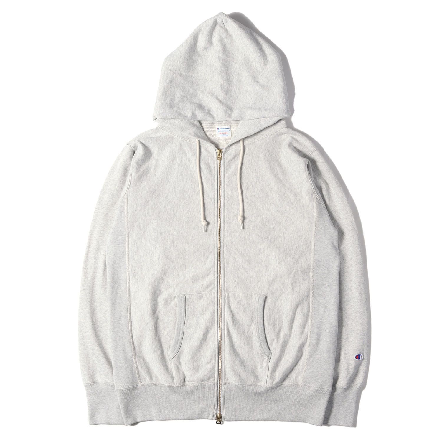 美品】Champion チャンピオン パーカー オートミール サイズ:XXL 