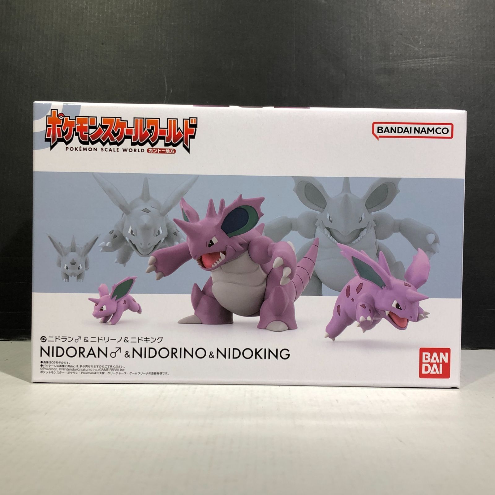 城東30-103] BANDAI ポケモンスケールワールド カントー地方 ニドラン