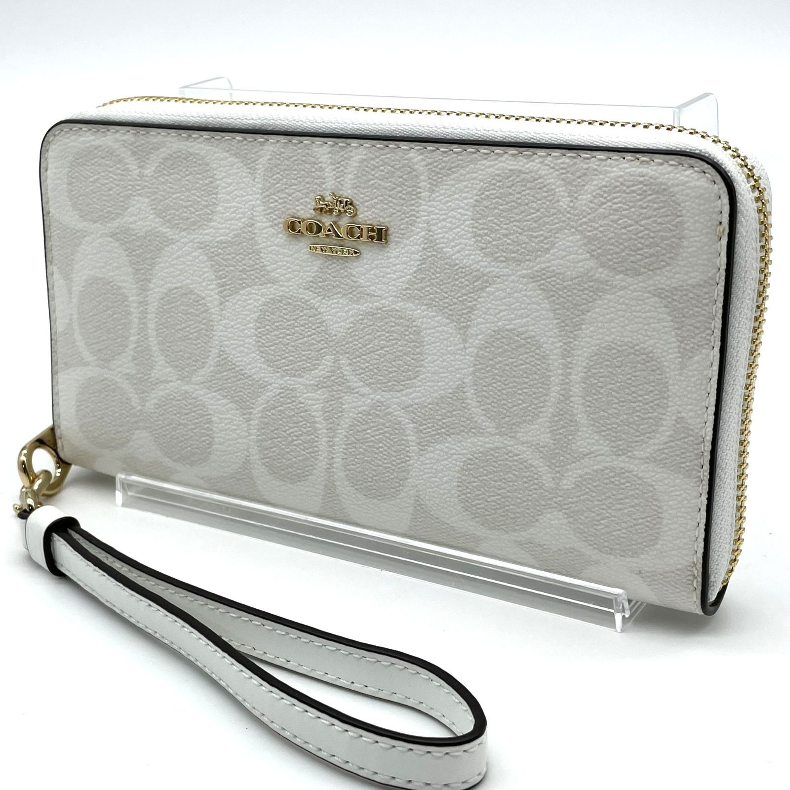 コーチ COACH 長財布(ラウンドファスナー) シグネチャーレザー COACH