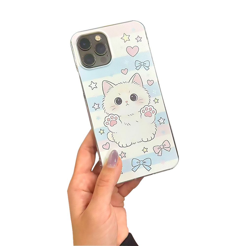 新品未使用】Redmi 9T クリア ハードケース (猫とスズラン) 猫