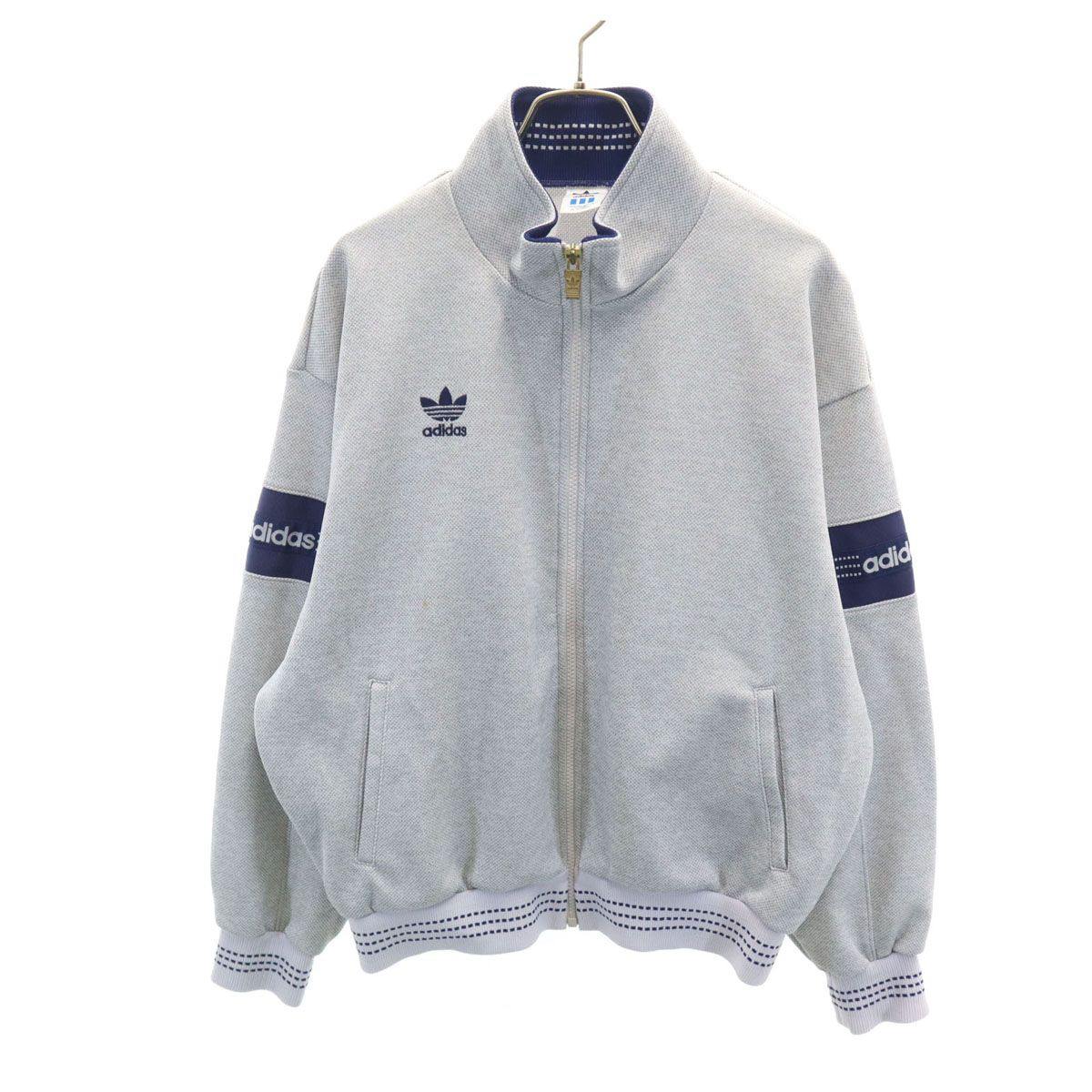 adidas アディダス 80s ヴィンテージ トラックジャケット L グレー 