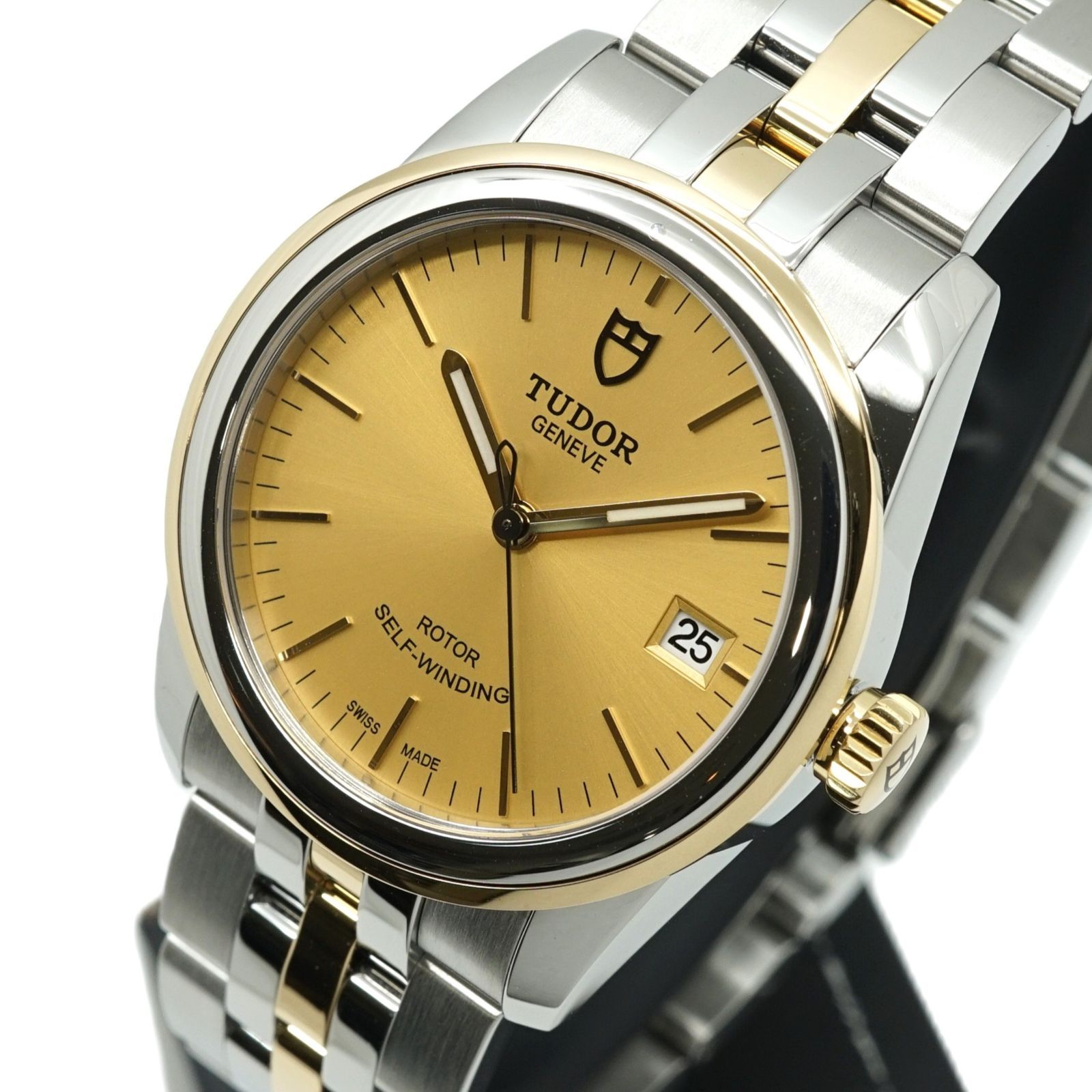 チューダー グラマーデイト SS×YGコンビ メンズ Ref.55003 外装仕上 