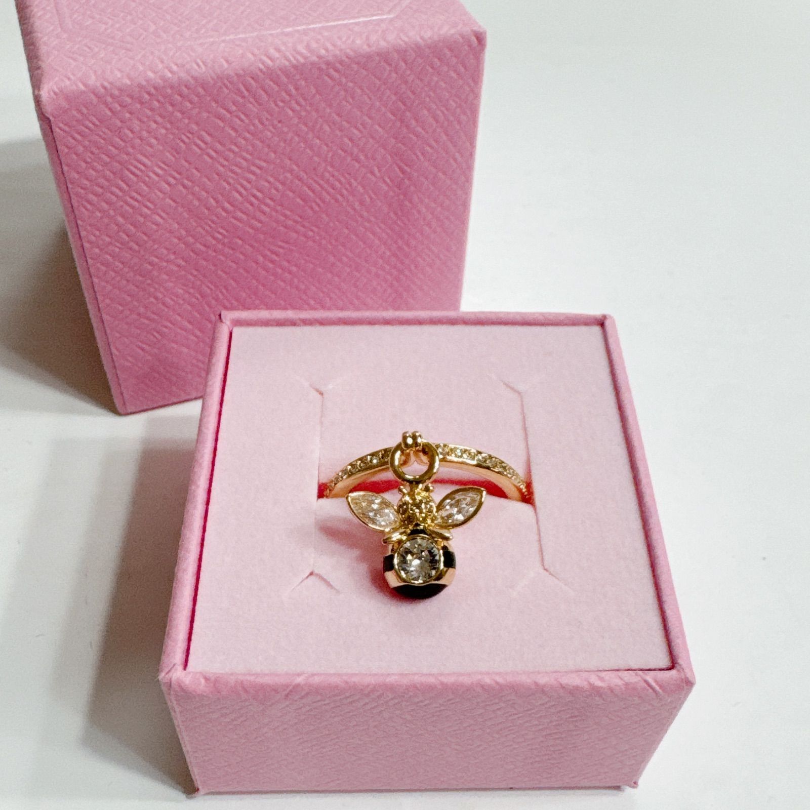 ほぼ未使用 SWAROVSKI スワロフスキー Idyllia モチーフリング 
