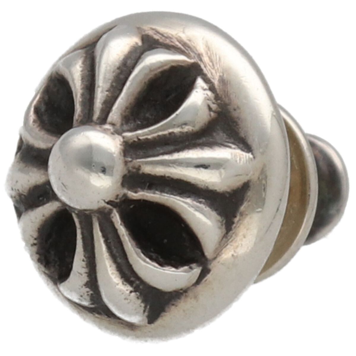 【中古】 CHROME HEARTS クロムハーツ クロスボールスタッドピアス SV925 シルバー アクセサリー 25039165 RS