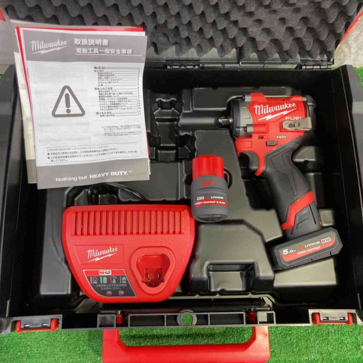 Milwaukee M12 FIW2F38-5252X JP M12 FUEL 3/8インチ 42NM インパクト 