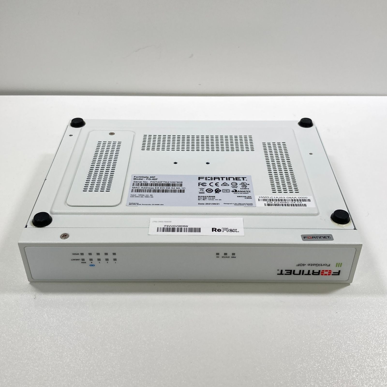 【中古】FortiGate 40F(初期化済み・7日間保証) 【中古】FortiGate 40F(初期化済み・7日間保証)