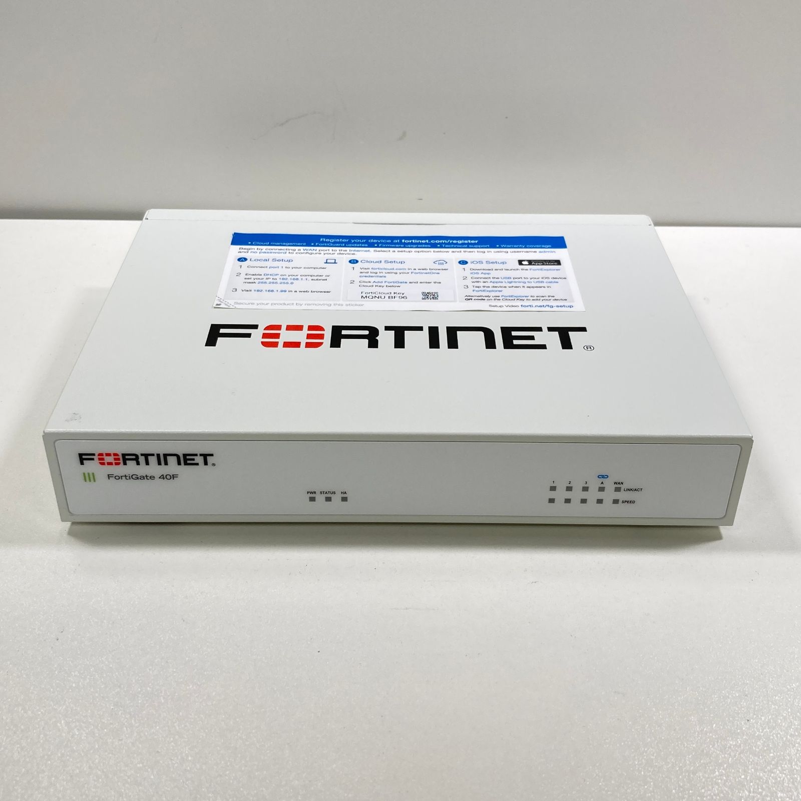 【中古】FortiGate 40F(初期化済み・7日間保証) 【中古】FortiGate 40F(初期化済み・7日間保証)