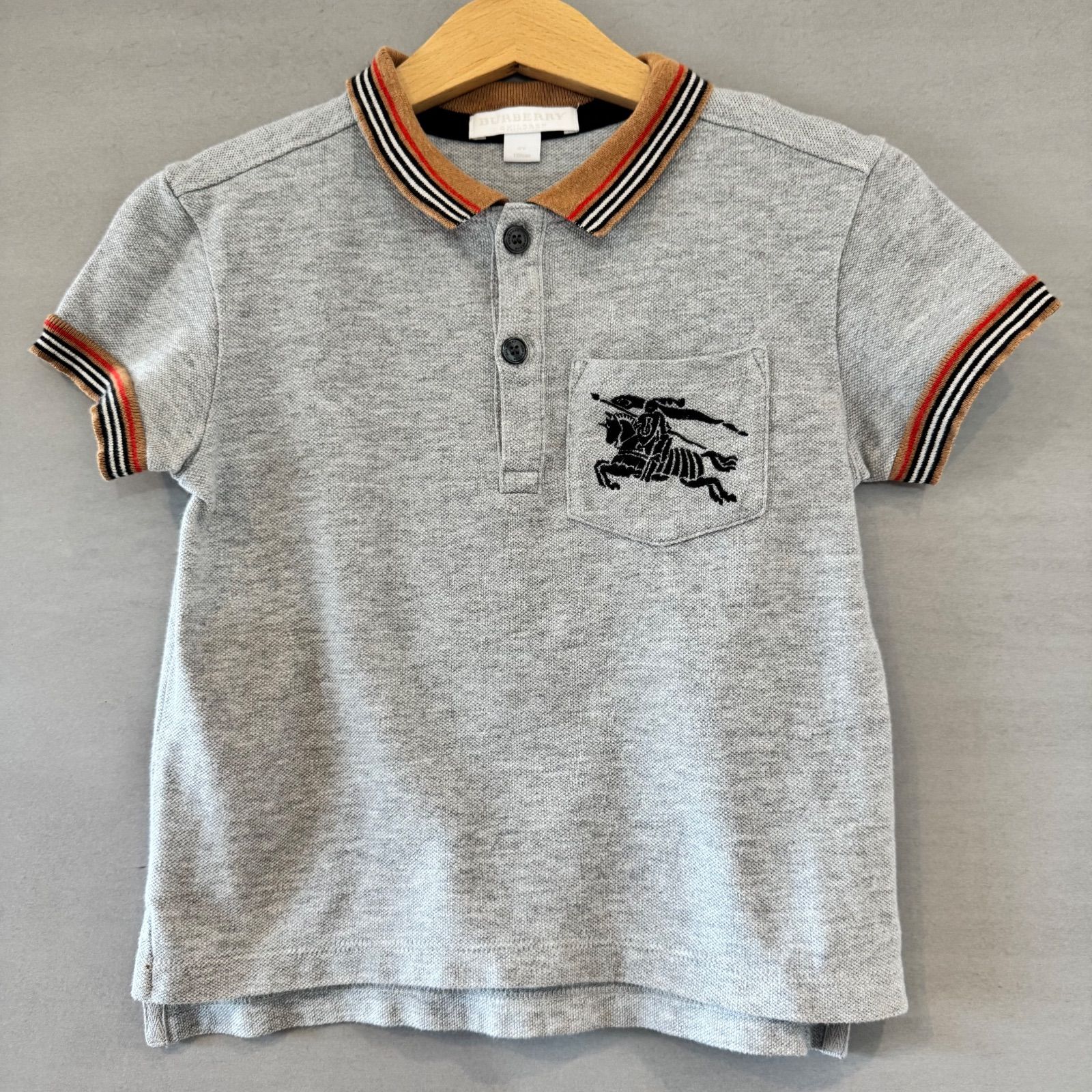 BURBERRY バーバリー 三陽商会 鹿の子ポロシャツ 半袖 S/S Kids