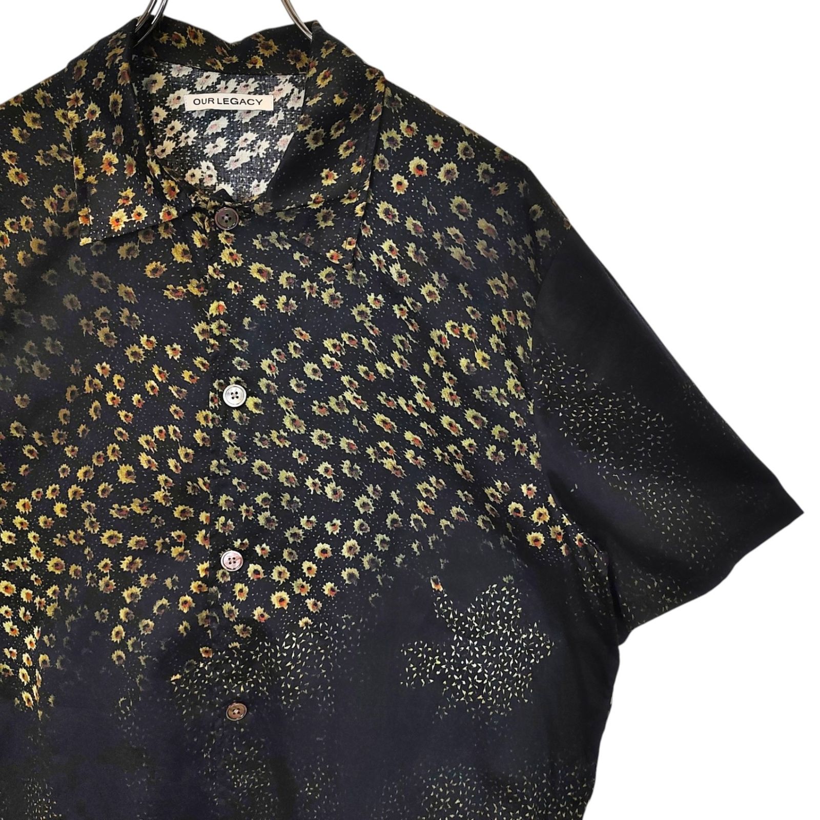 OUR LEGACY アワーレガシー 23SS BOX SHIRT SHORTSLEEVE DARK FLOWER 
