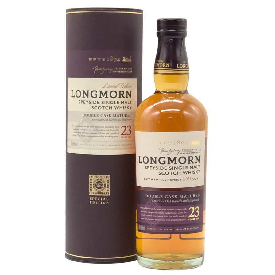 ロングモーン 23年 ダブルカスク 700ml 48% 未開栓 - メルカリ