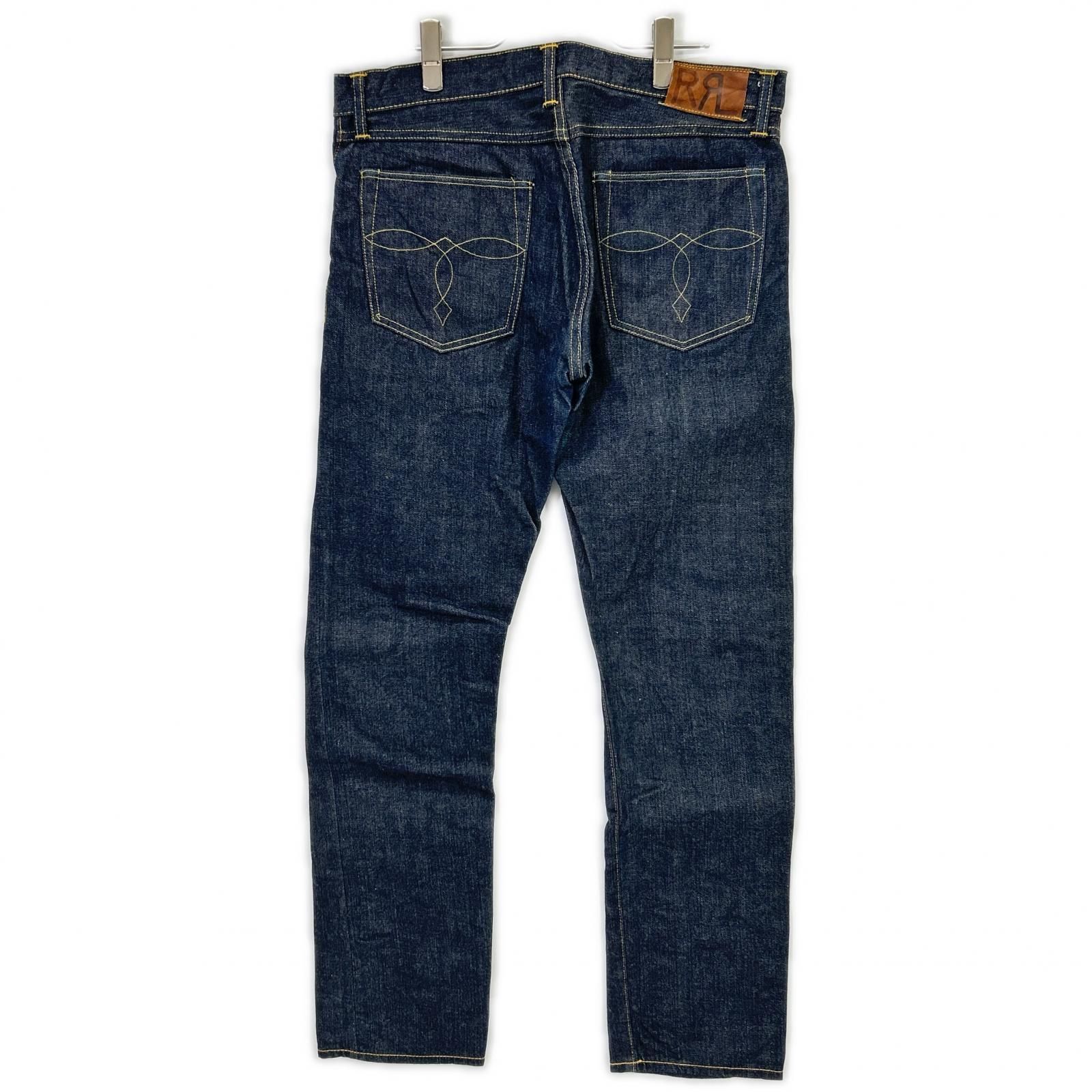 RRL ダブルアールエル USA製 SLIMFIT JAPAN WOVEN SELVEDGE DENIM 33 