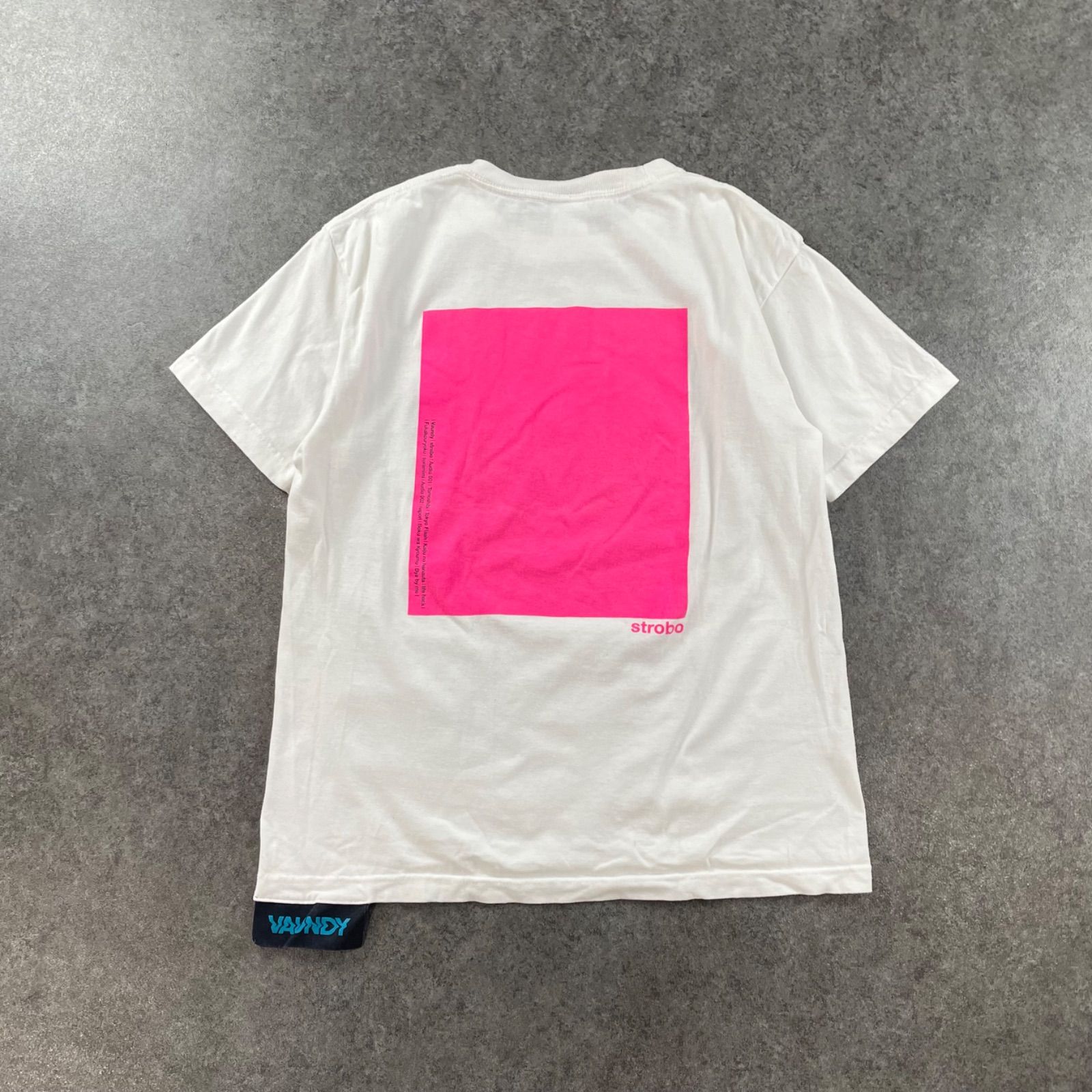 VAUNDY バウンディ 1st album strobo Tシャツ L VAUNDY strobo T-Shirt 1st album バウンディ 半袖 Tシャツ 両面