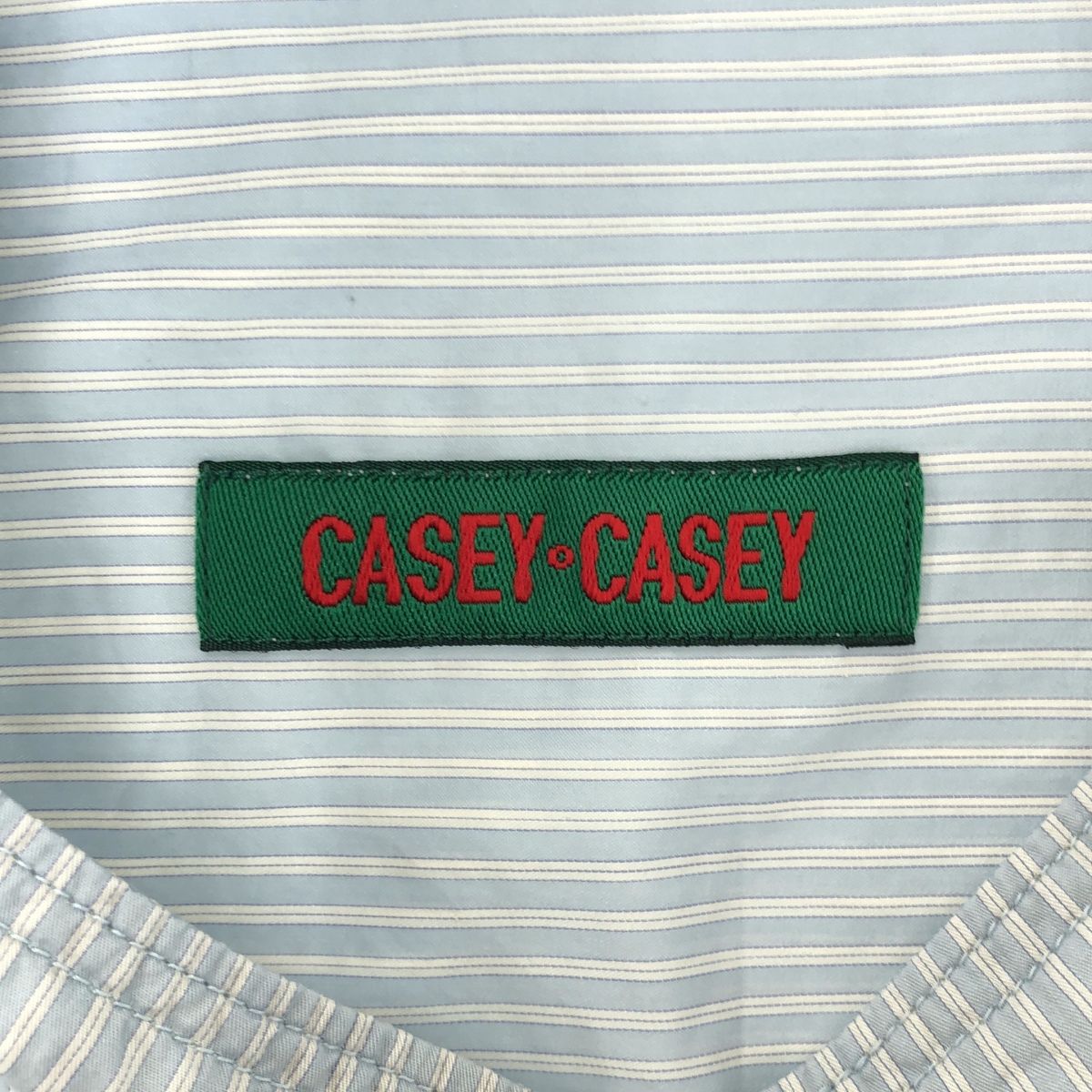 CASEY CASEY ケイシー ケイシー CHEMISE FABIANO PATCH バンドカラー