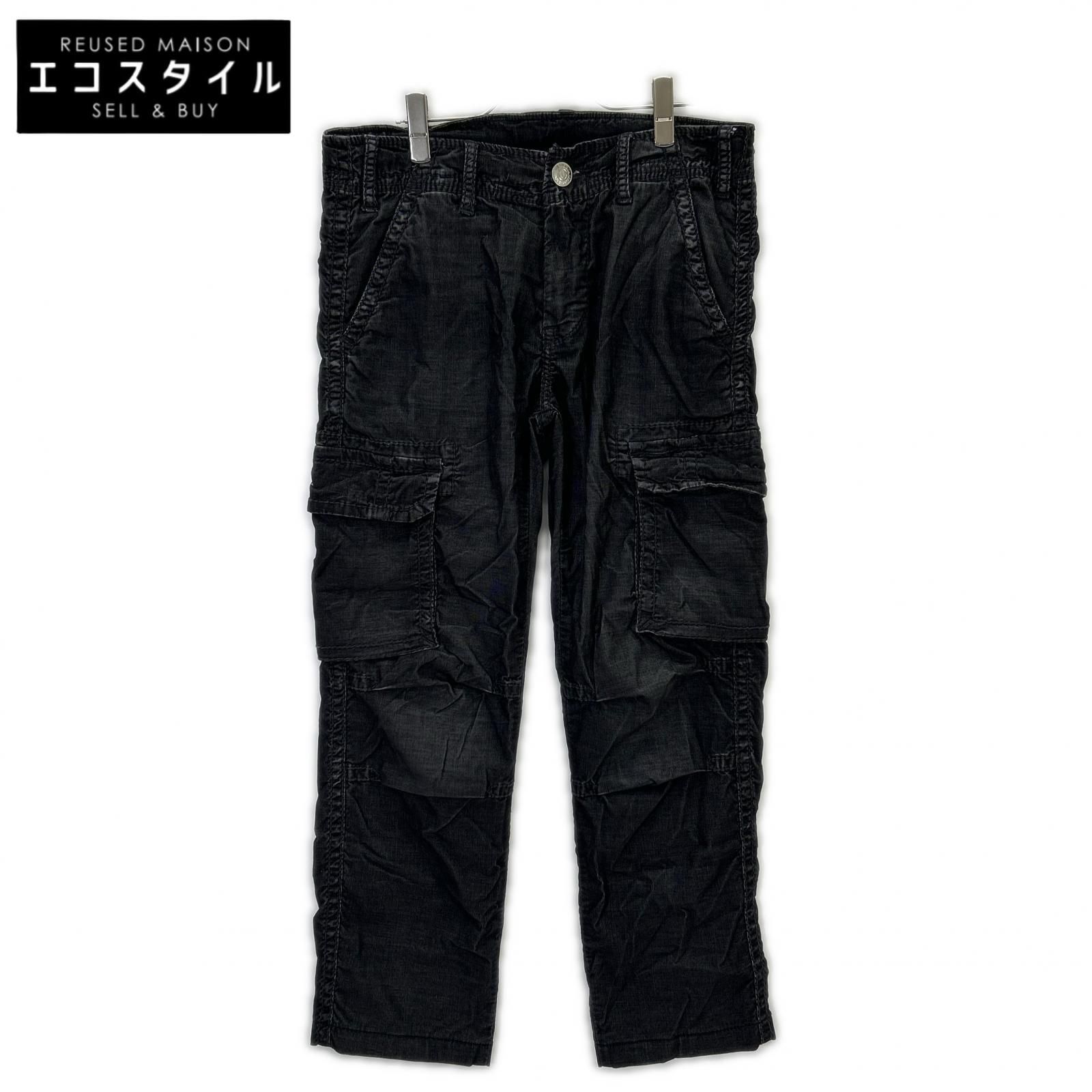 TRUE RELIGION トゥルーレリジョン ﾌﾞﾗｯｸ ｶｰｺﾞﾊﾟﾝﾂ 31 - メルカリ