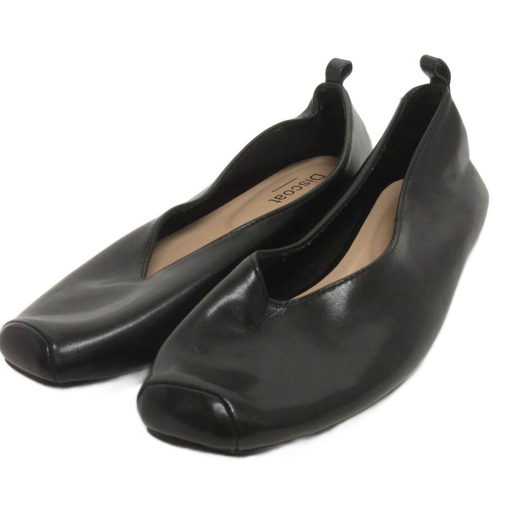Discoat Discoat Good Condition Pumps Flat Shoes Black Black M ■OOM