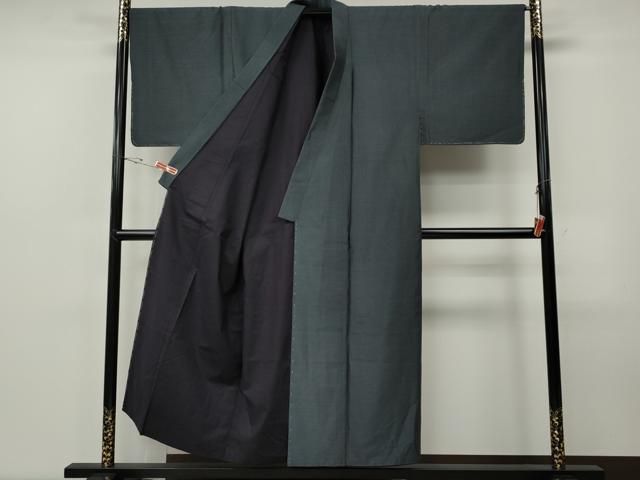 平和屋着物○男性 本場大島紬 アンサンブル 亀甲柄 正絹 逸品 未使用