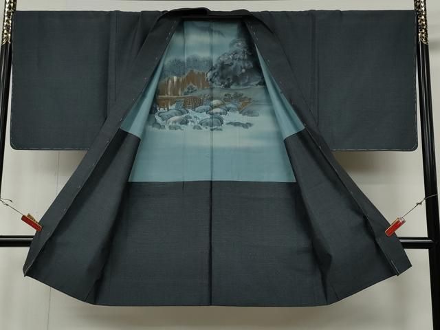 平和屋着物●男性　本場大島紬　アンサンブル　亀甲柄　正絹　逸品　未使用　CABF3353ut 平和屋着物○男性 本場大島紬 アンサンブル 亀甲柄 正絹 逸品 未使用