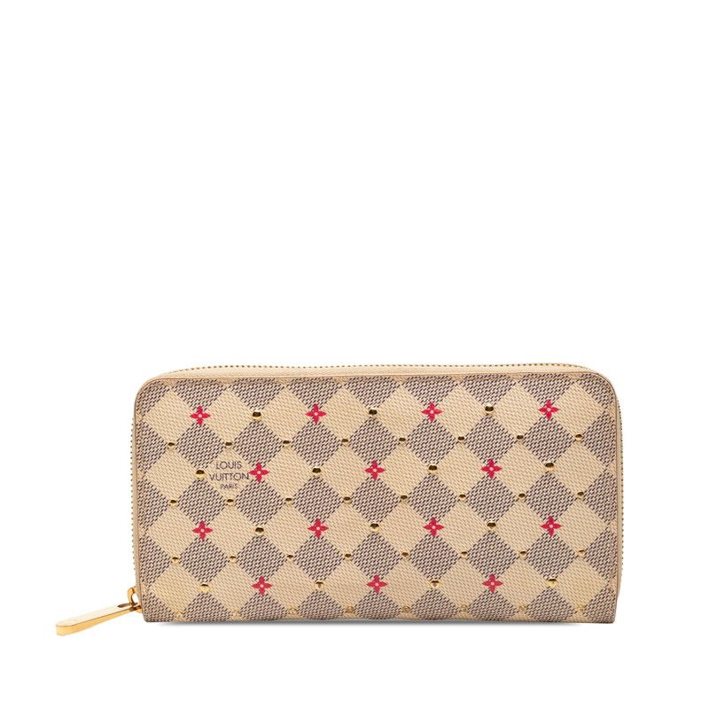 ルイ・ヴィトン スタッズ付き長財布 ピンク LOUISVUITTON 》 ルイ