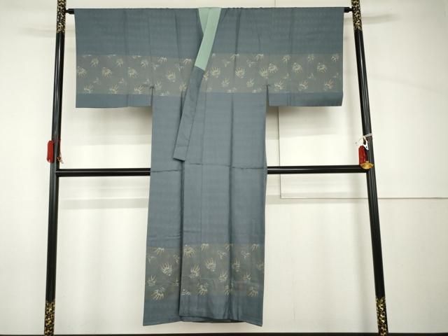平和屋着物●男性　長襦袢　袷　隈取　正絹　逸品　AABH8935cs