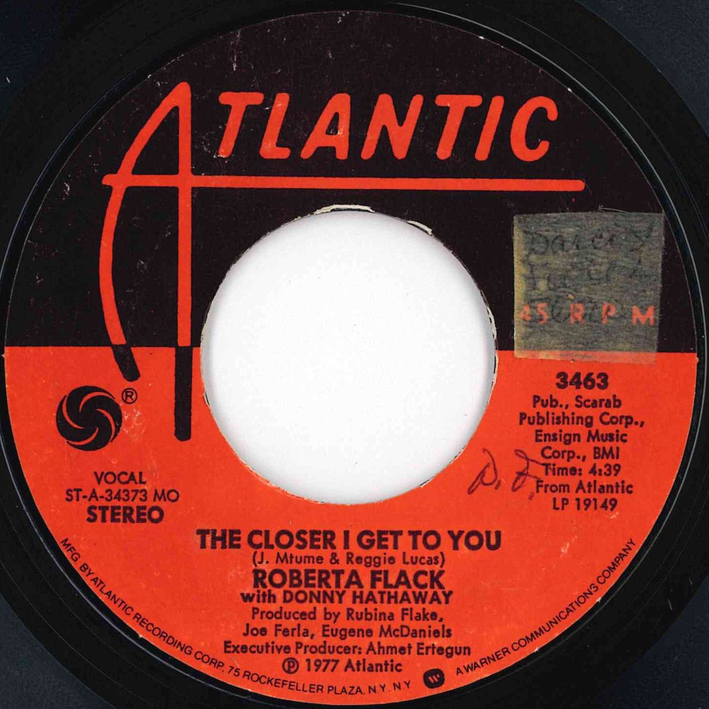 Roberta Flack, Donny Hathaway The Closer I Get To You / Love Is