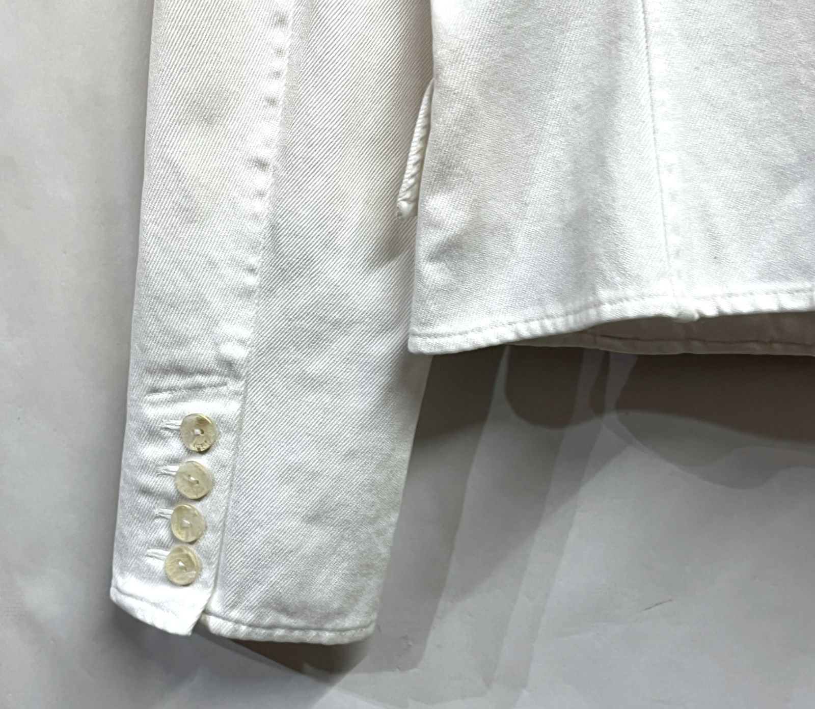 D&G DOLCE&GABBANA｜ドルチェ＆ガッバーナ ホワイト デニムジャケット