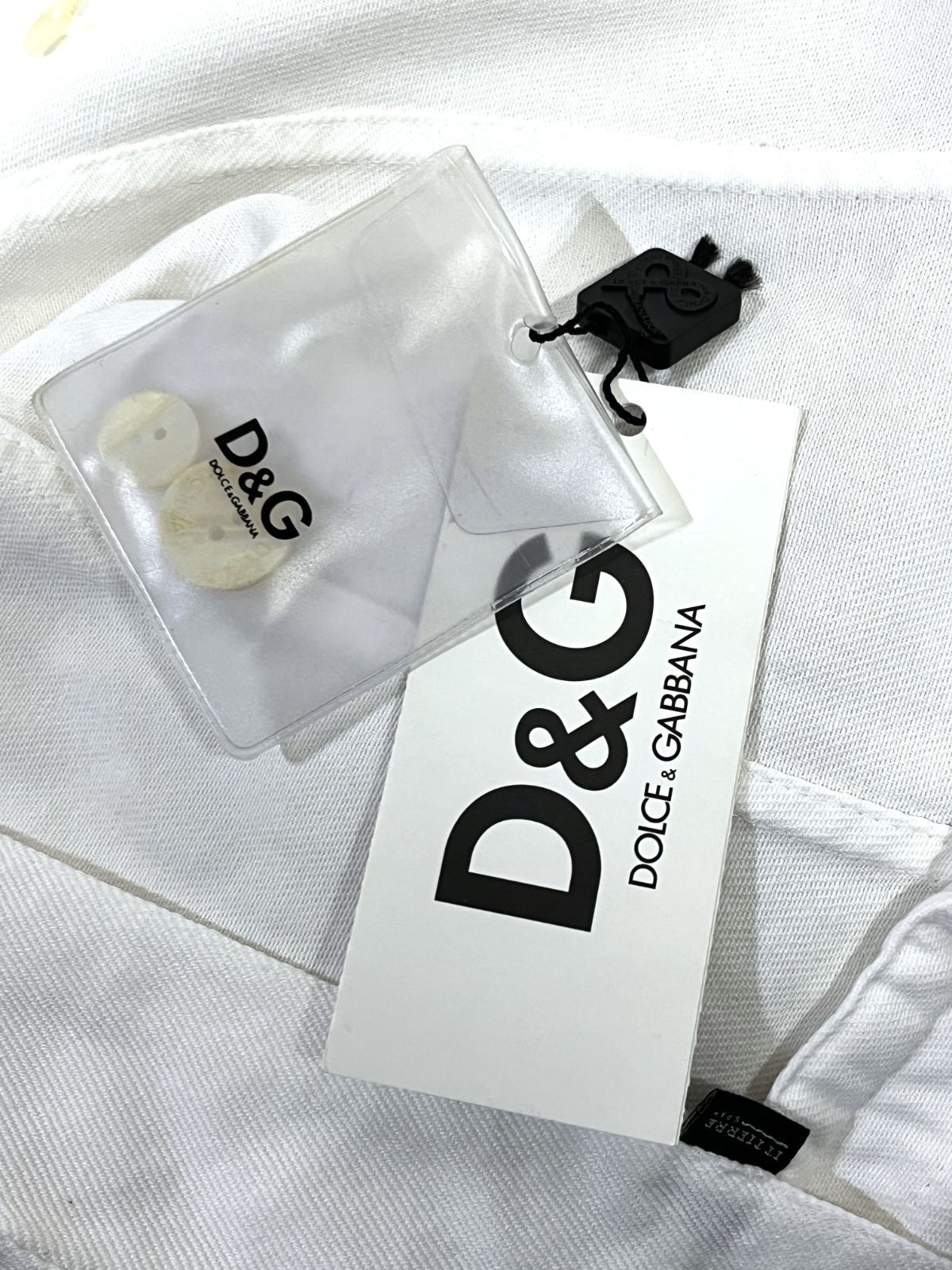 D&G DOLCE&GABBANA｜ドルチェ＆ガッバーナ ホワイト デニムジャケット