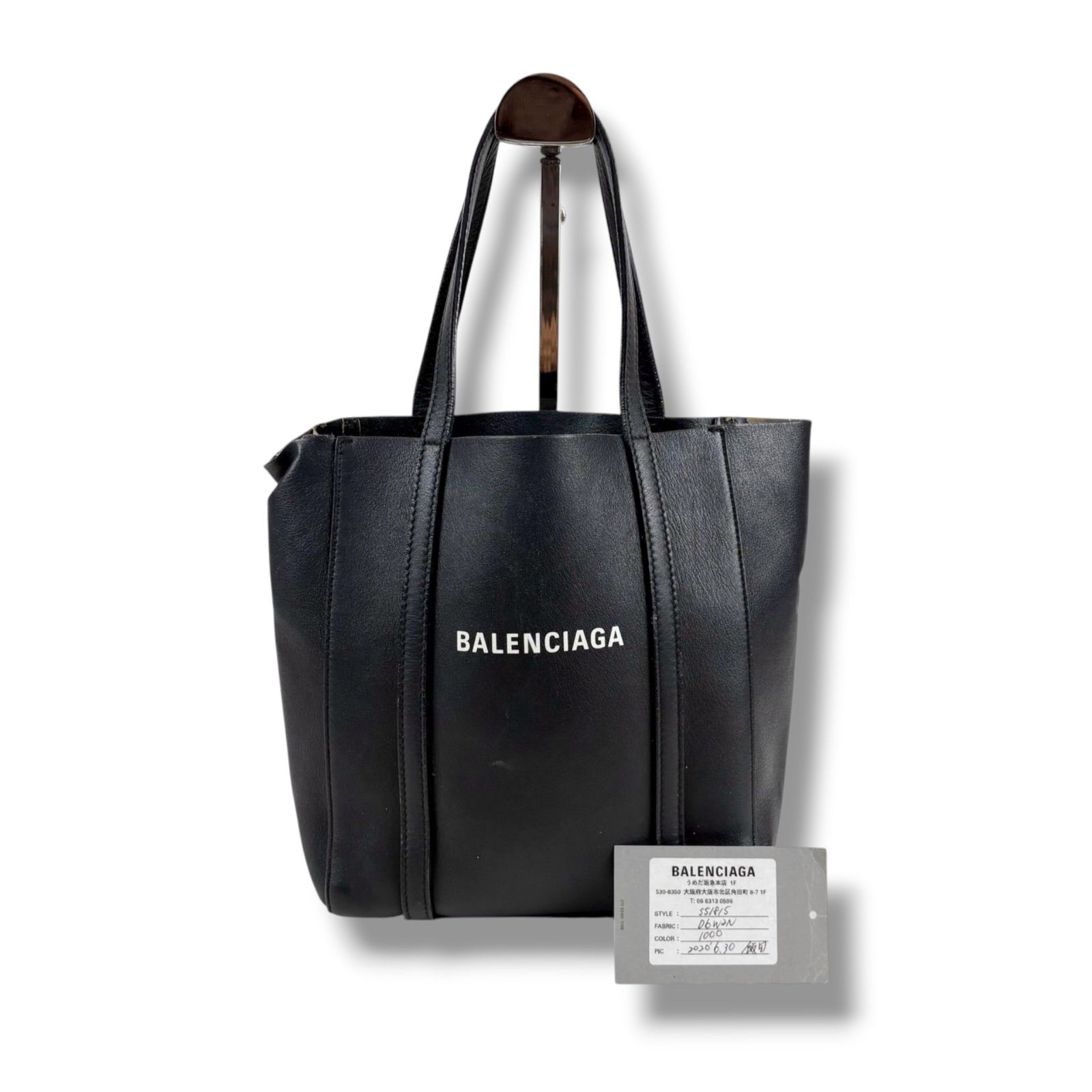 バレンシアガ BALENCIAGA エブリデイトート XS ブラック 黒 レザー 