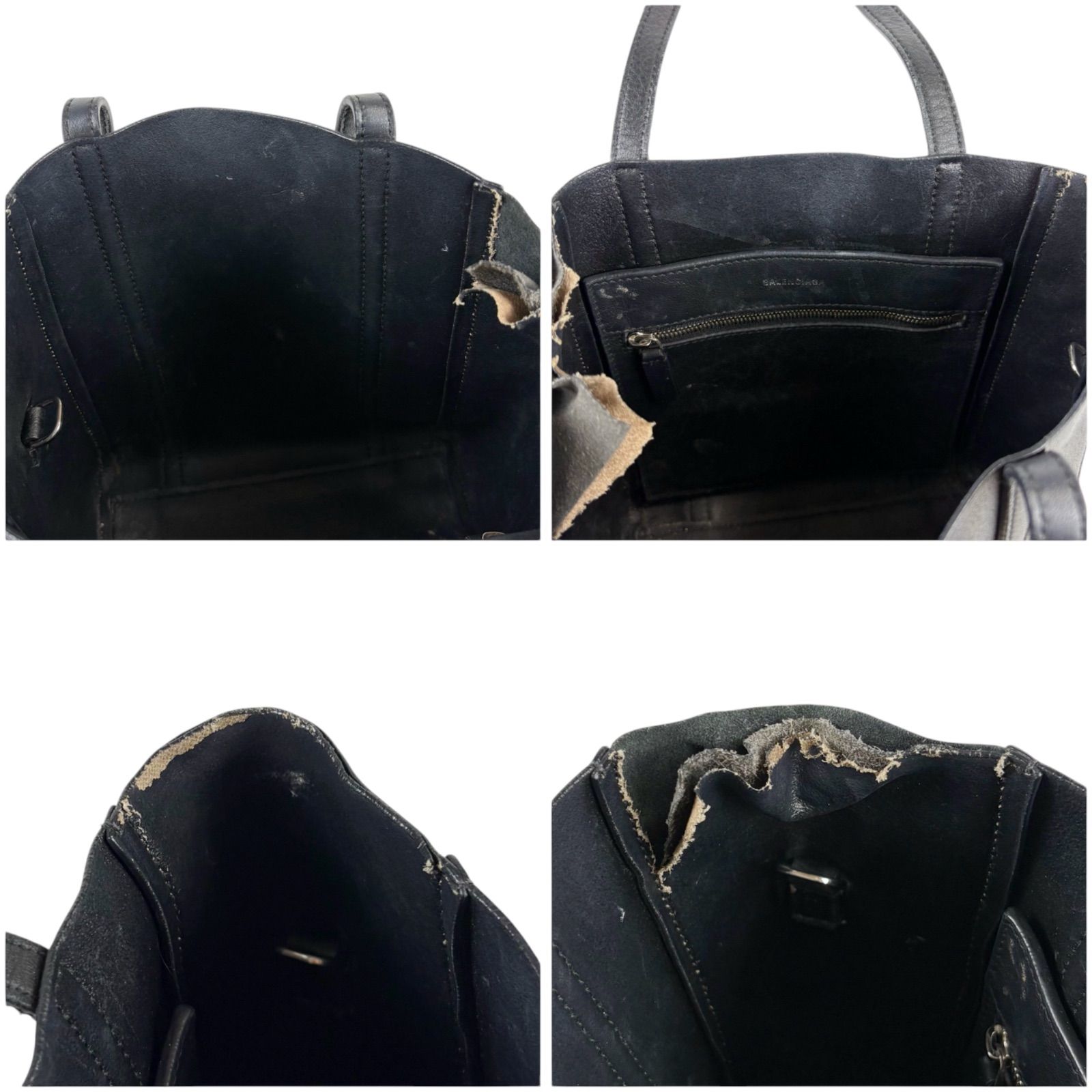 バレンシアガ BALENCIAGA エブリデイトート XS ブラック 黒 レザー 