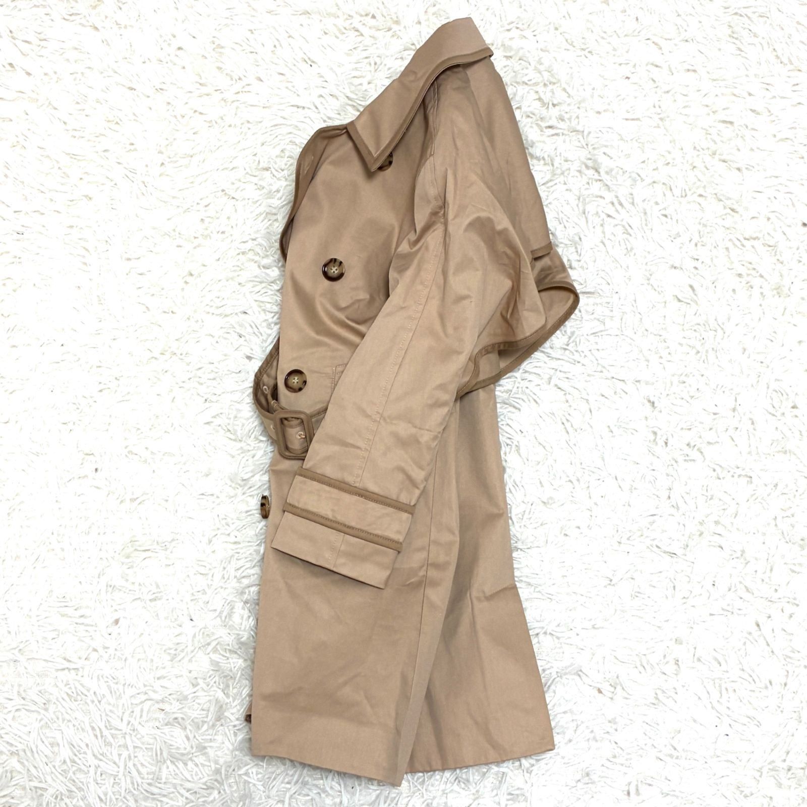 新品未使用✨バーバリーズ　ノバチェック　トレンチコート　ウエストベルト　ベージュ 未使用保管品 BURBERRY バーバリー トレンチコート ノバチェック
