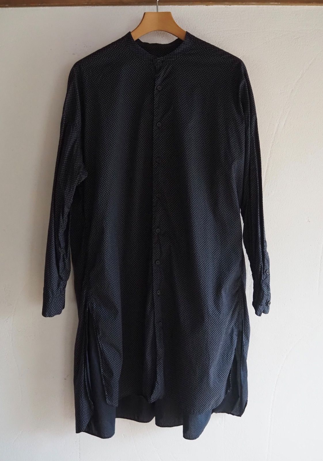 casey casey 小紋柄 コットン シャツワンピース M ＊メルカリのみの出品です