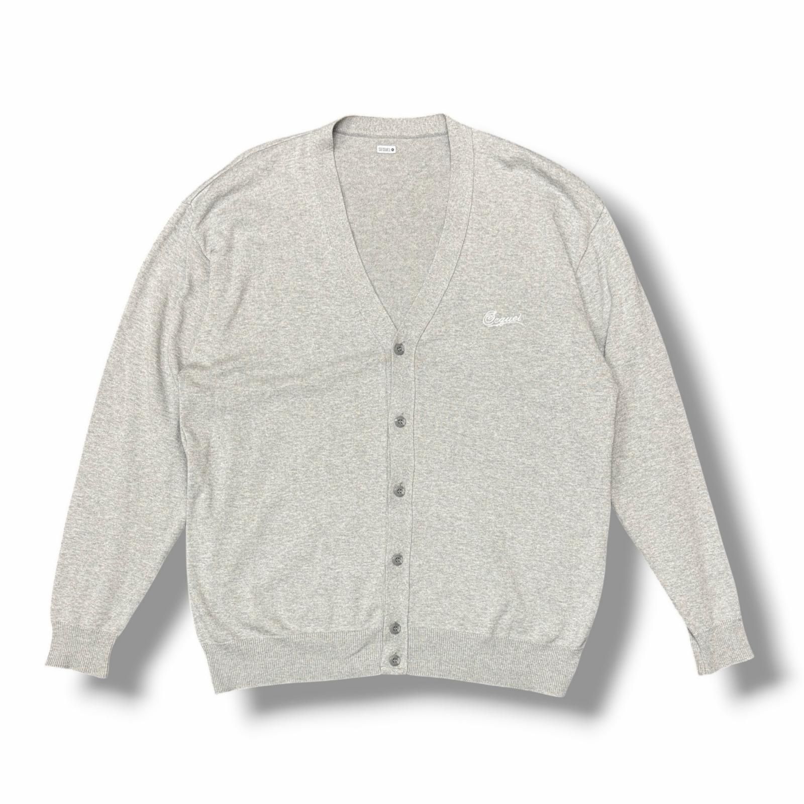参考上代50600円 SEQUEL 24SS Knit cardigan ニットカーディガン 