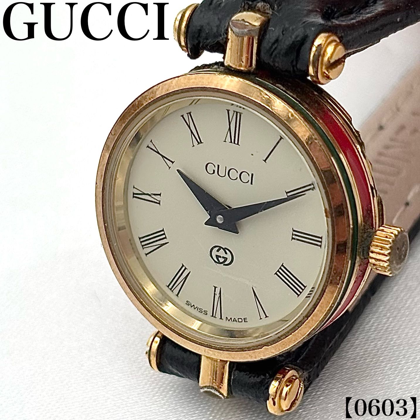 稼働品 Working item グッチ GUCCI 腕時計 レディース Ladies クォーツ 