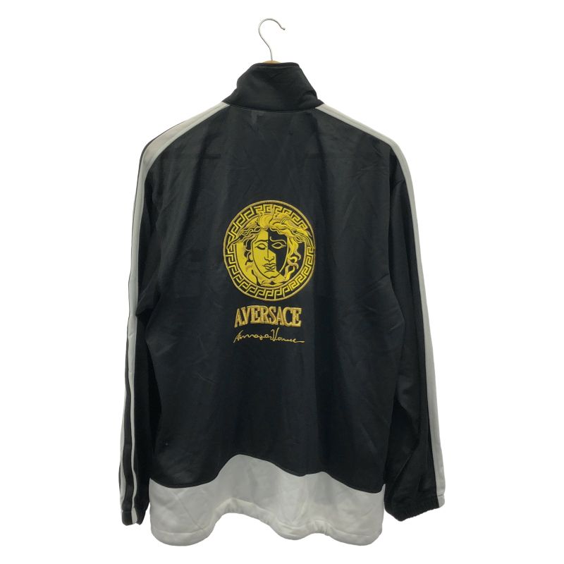 中古】VERSACE ジャージセットアップ サイズF 白/黒 ヴェルサーチ[92 