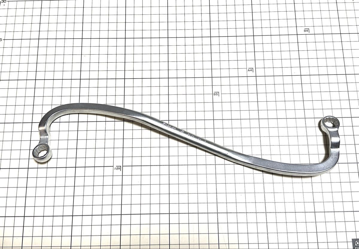 未使用 廃盤 Snap-on スナップオン ドアヒンジ メガネ レンチ 12mm S6159 ハンドツール 特殊 工具 自動車整備
