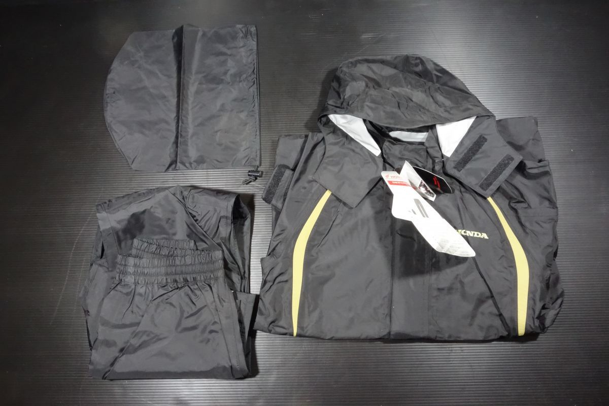 スリーレイヤーレインスーツ OSYTH-P41-KL Lサイズ ツーリング ライディング ウェア コート 雨具 ホンダ 新品 未使用 #R20260301