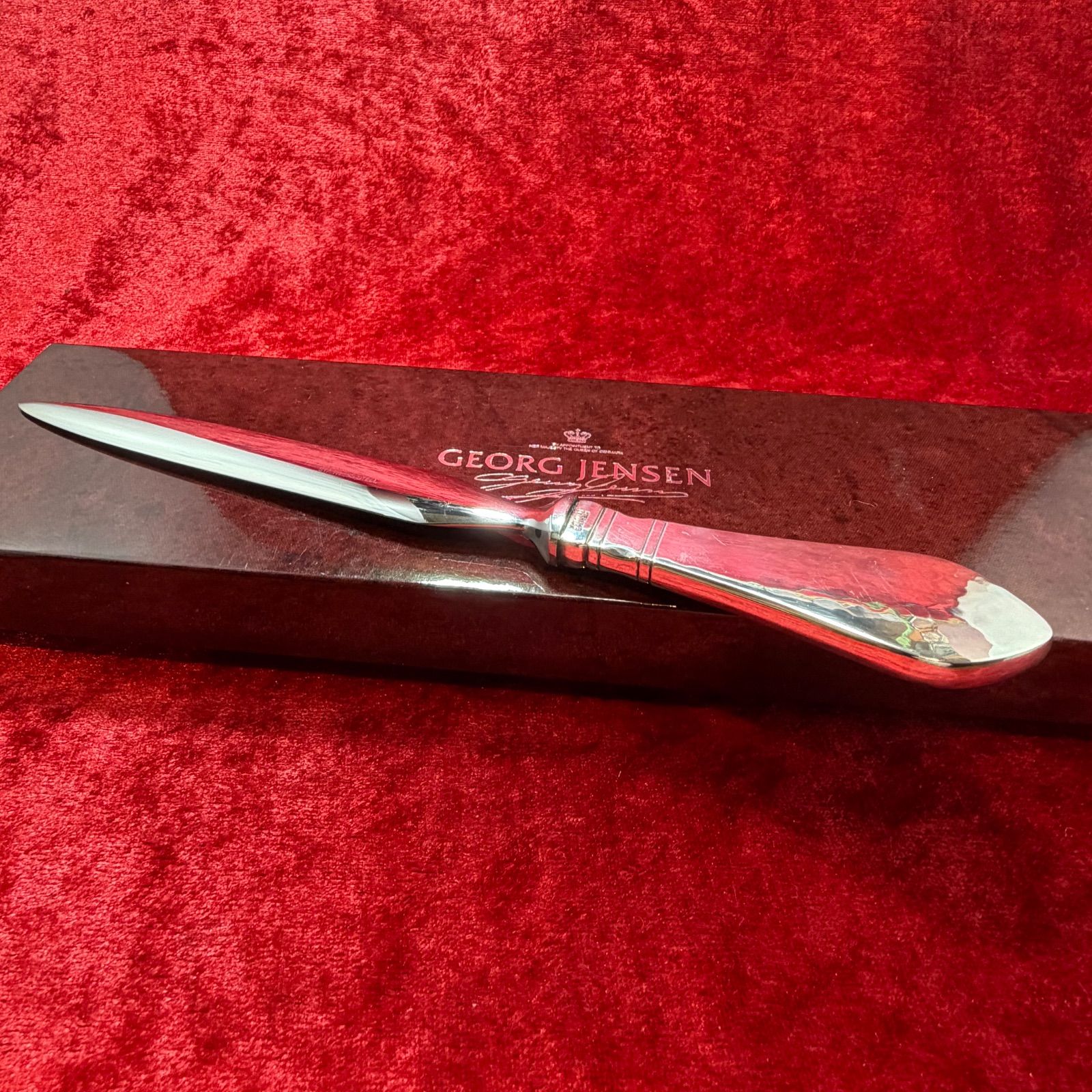 美品 ペーパーナイフ 61.9g 925xステンレススチール ジョージ