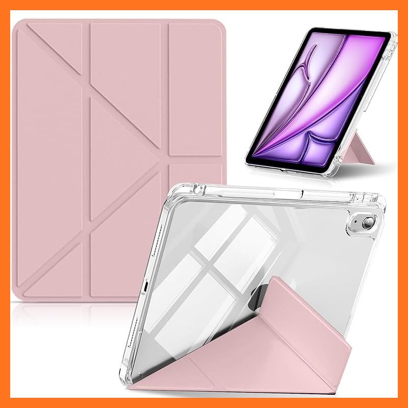 【新品】 CeiLarv コンパチブル iPad Air 11インチ M4/M3/M2 2026/2025/2024 ケース/iPad Air 10.9インチ 第5世代/第4世代 ケース 横置＆縦置 スタンド機能 ペンシル収納 超スリム Y折り PUレザー