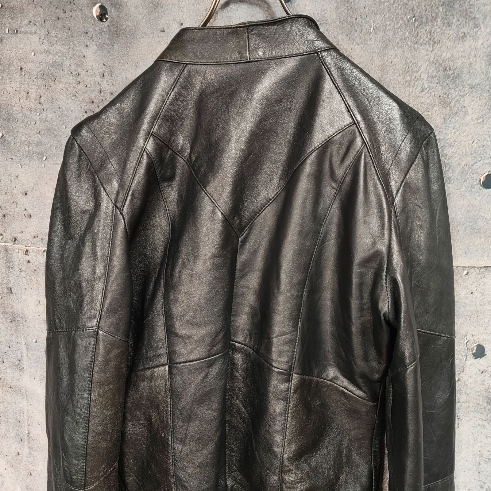 本革シングルライダースジャケットIライン 00s-10s Archive Leather