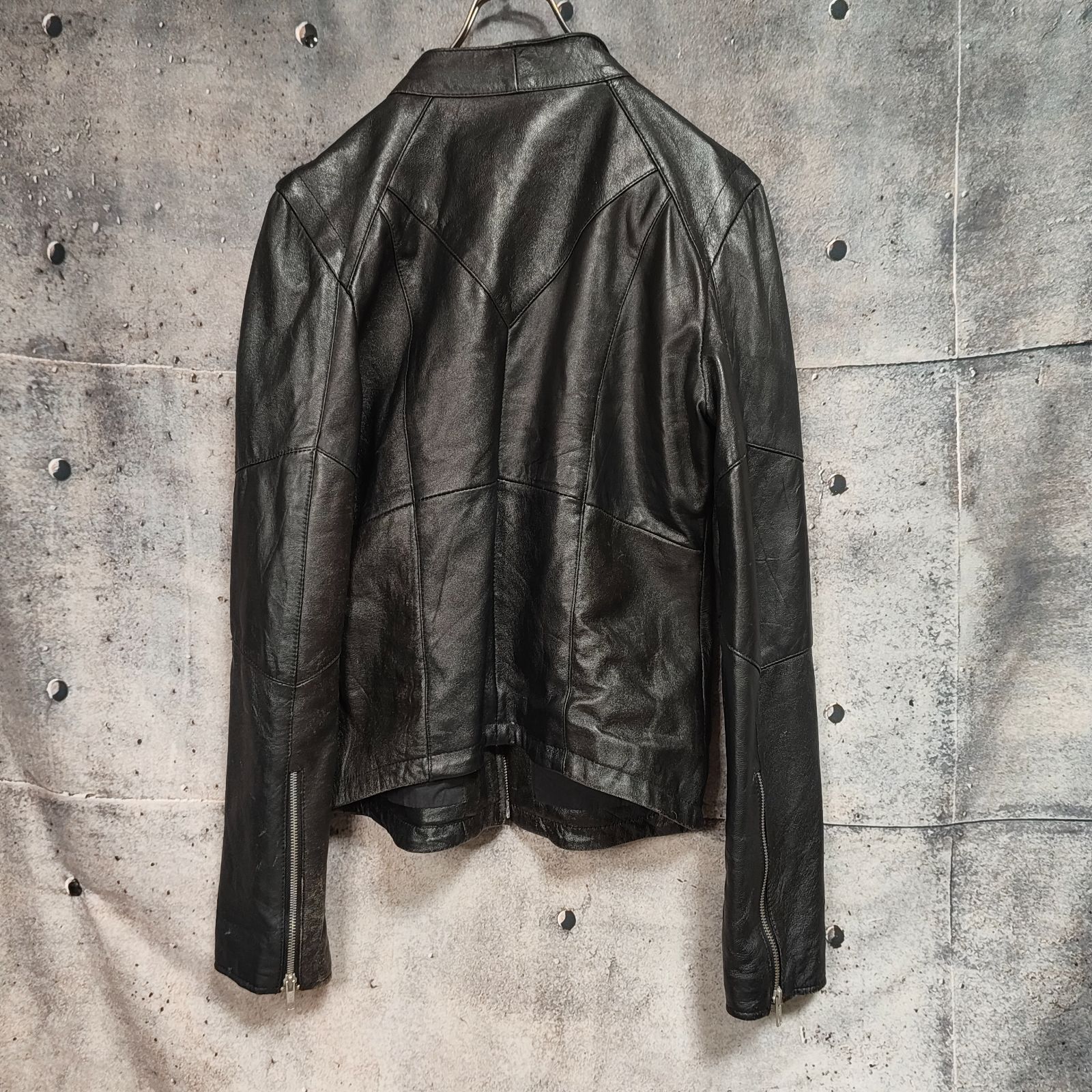 本革シングルライダースジャケットIライン 00s-10s Archive Leather 