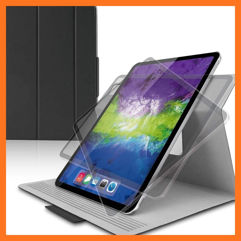【新品】 エレコム iPad Pro 11 第2世代 (2020年) ケース フラップケース ソフトレザー 360度回転 スリープ対応 ブラック TB-A20PMWVSMBK 0