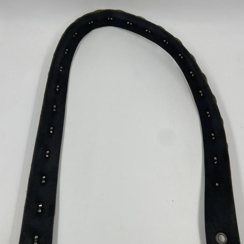 中古】UNDER COVER 04AW BUT期 錆加工 スタッズベルト ブラック